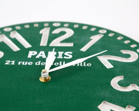 Часы «Париж» (изумрудно-зелёный) 1619332988998