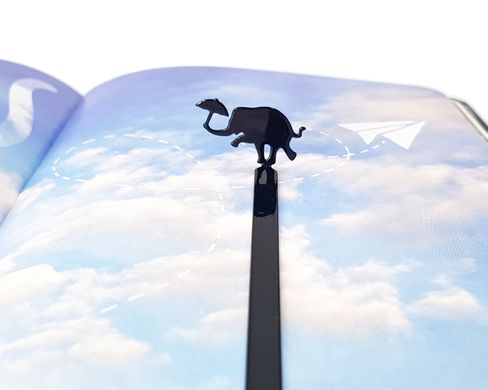 Закладка для книг «Слон з парасолькою» 1619012845638