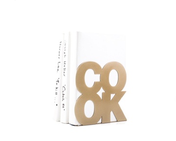 Упор для книг «Cook» (золотий металік) 1619110527046
