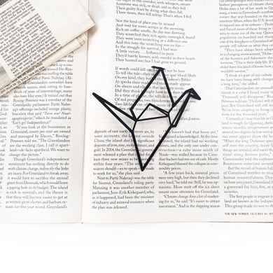 Закладка для книг &laquo;Птица оригами&raquo;