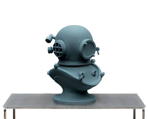 Скульптура из гипса Шлем Водолаза (большой) 1619290849350