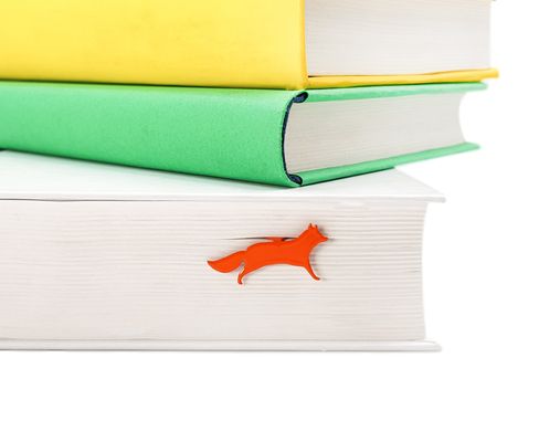Закладка для книг «Лиса» BM01_fox_orange