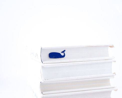 Закладка для книг «Синий кит» BM01_whale_blu