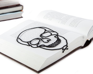 Закладка для книг «Череп» BM02_skull