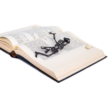 Закладка для книг «Танцюючий скелет» BM02_dancing_skeleton