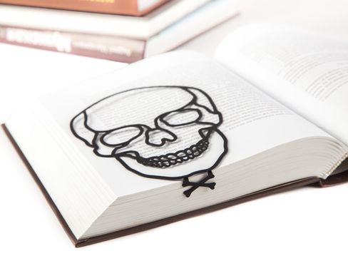 Закладка для книг «Череп» BM02_skull