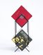 Металлический стеллаж 2х уровневый для пластинок «Ромб 160», фото – 3